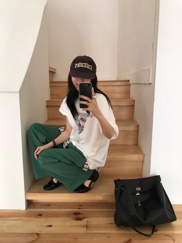 B82.小V家女孩自在休閒褲