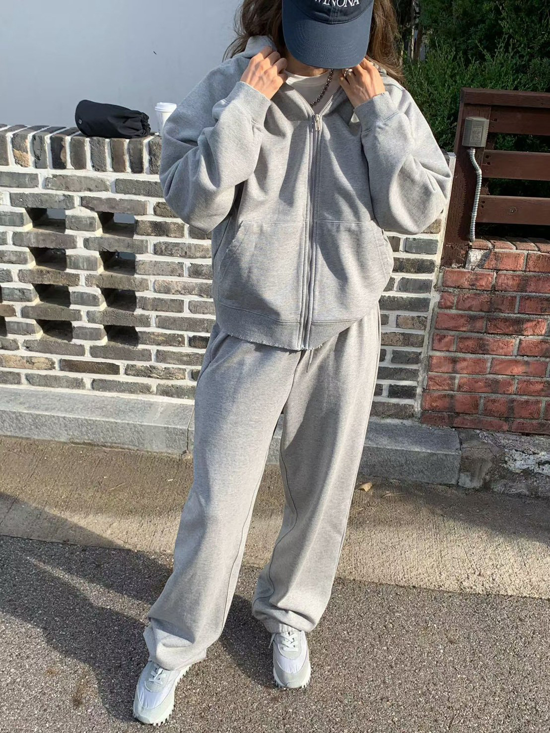 B96.纖瘦家初秋簡約休閒縮口褲
