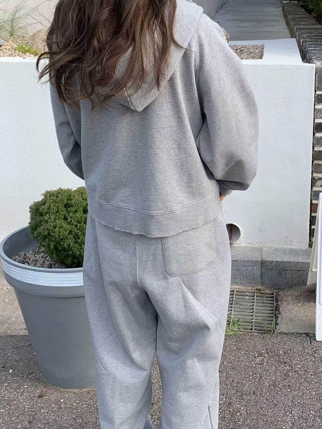 B96.纖瘦家初秋簡約休閒縮口褲