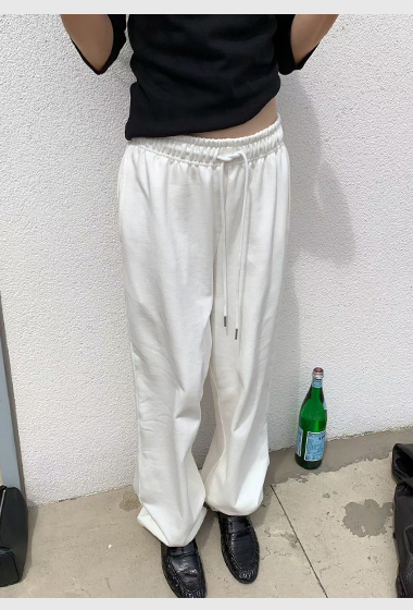 B96.纖瘦家初秋簡約休閒縮口褲