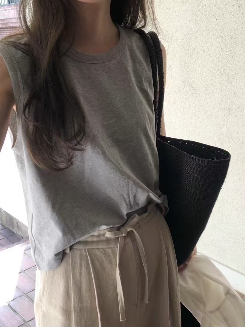 A61.顏值家氛圍感綁帶西裝長褲