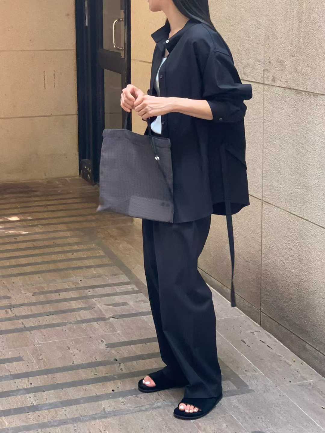 B44.清爽家天絲棉混紡西裝長褲