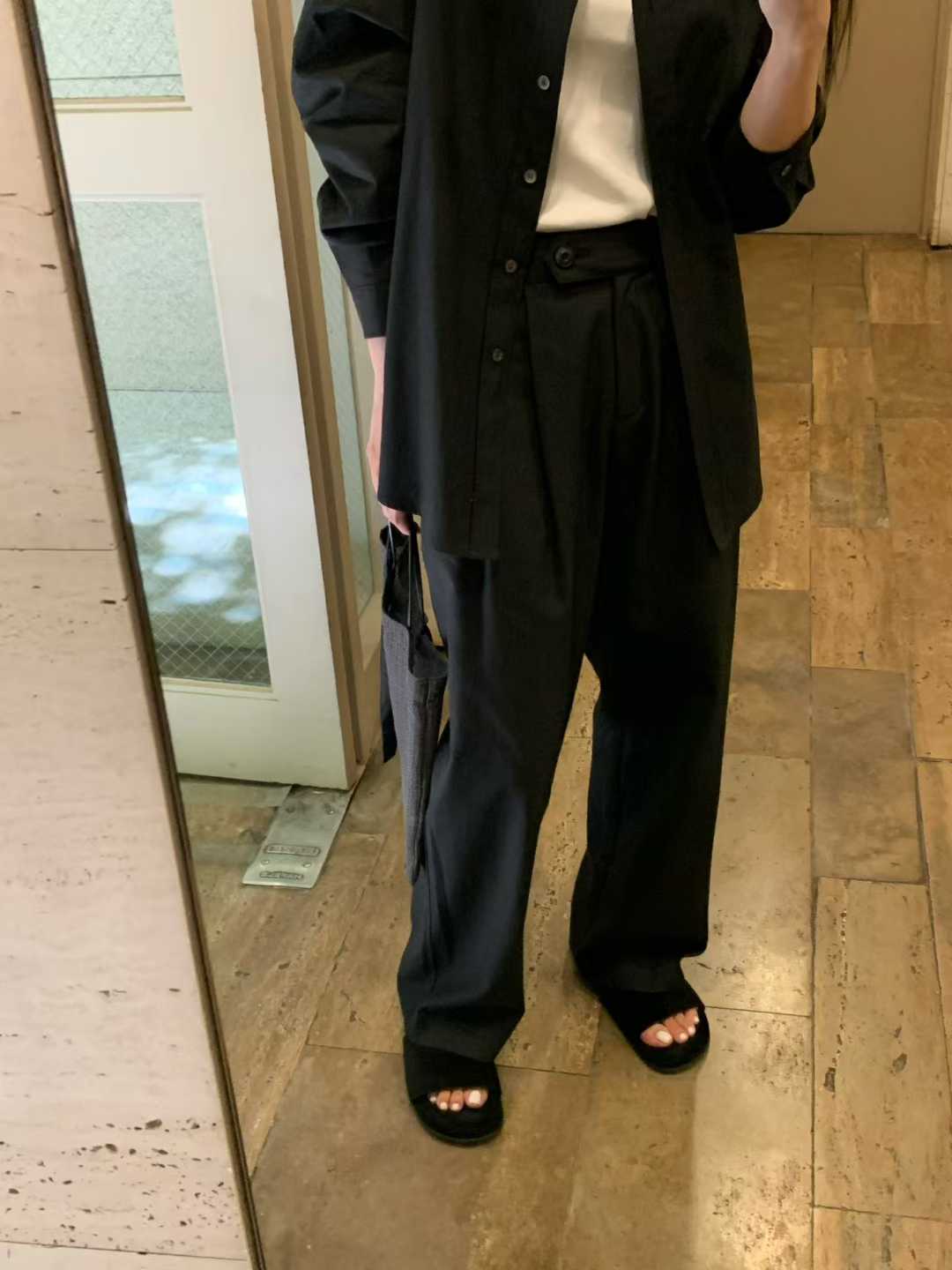 B44.清爽家天絲棉混紡西裝長褲