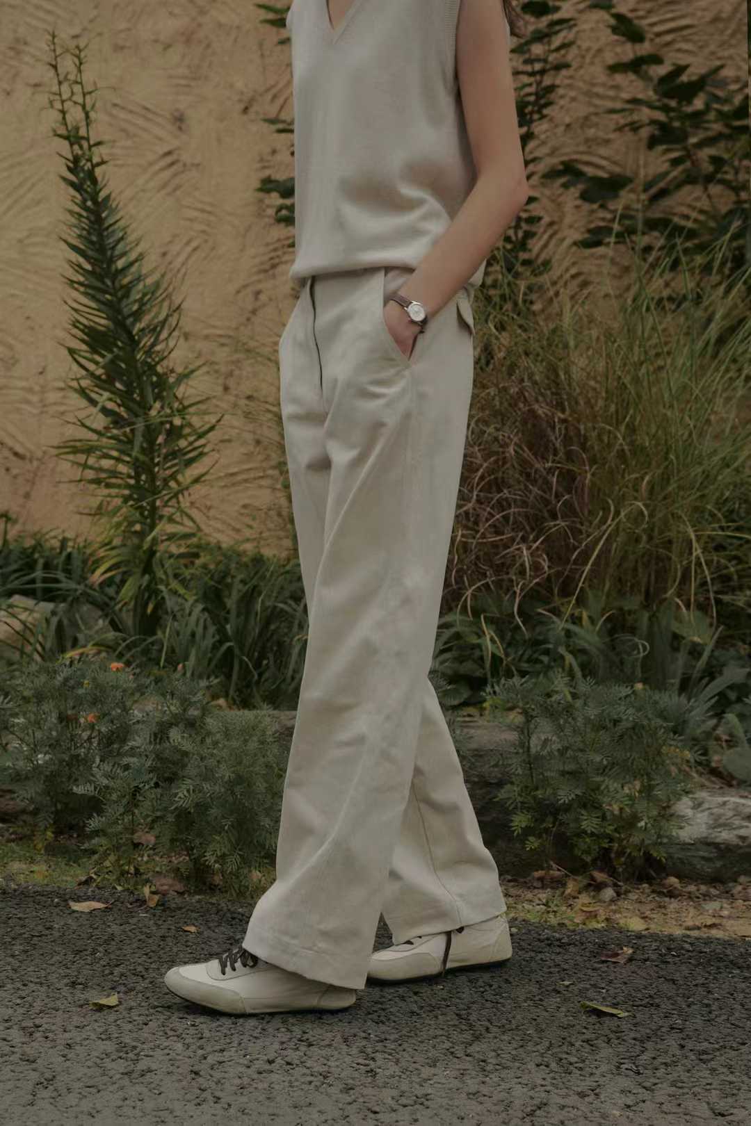 B78.質感家俐落顯瘦長褲