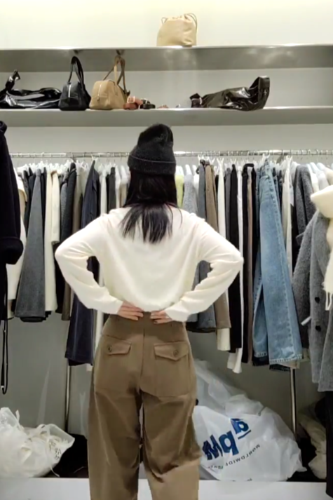 質感家大地側前移繭型長褲