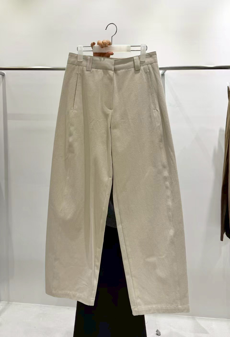 質感家大地側前移繭型長褲