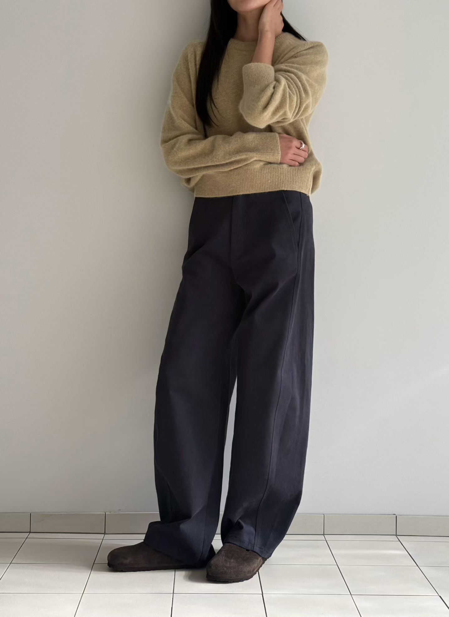 B39.瘦瘦歐膩入冬大地休閒褲