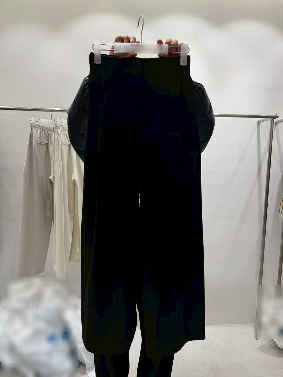 B45.質感家初春淡雅打褶西裝褲