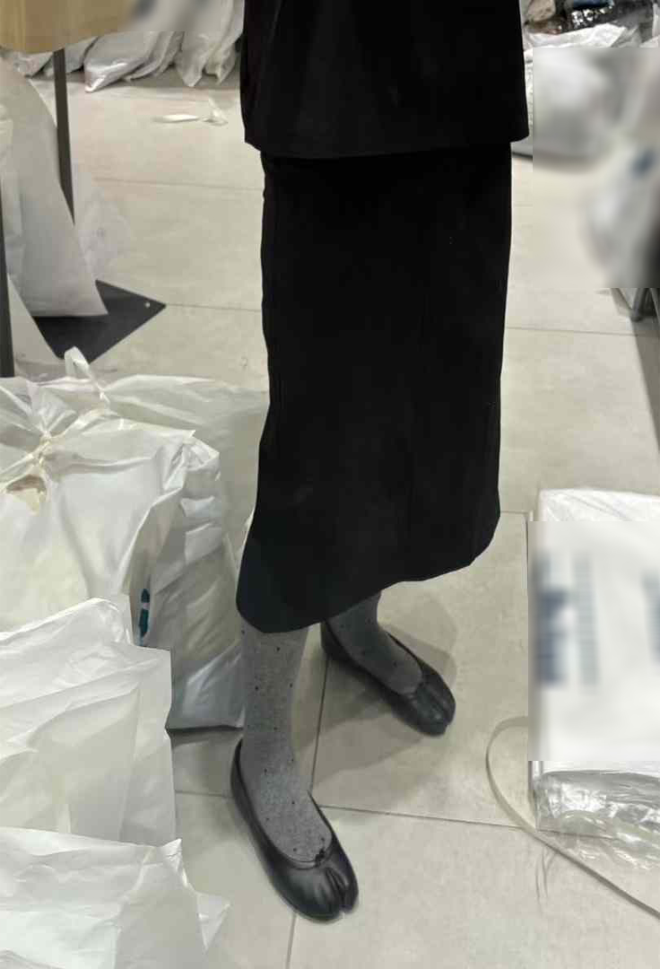 B100.質感家夏日棉麻直筒長裙