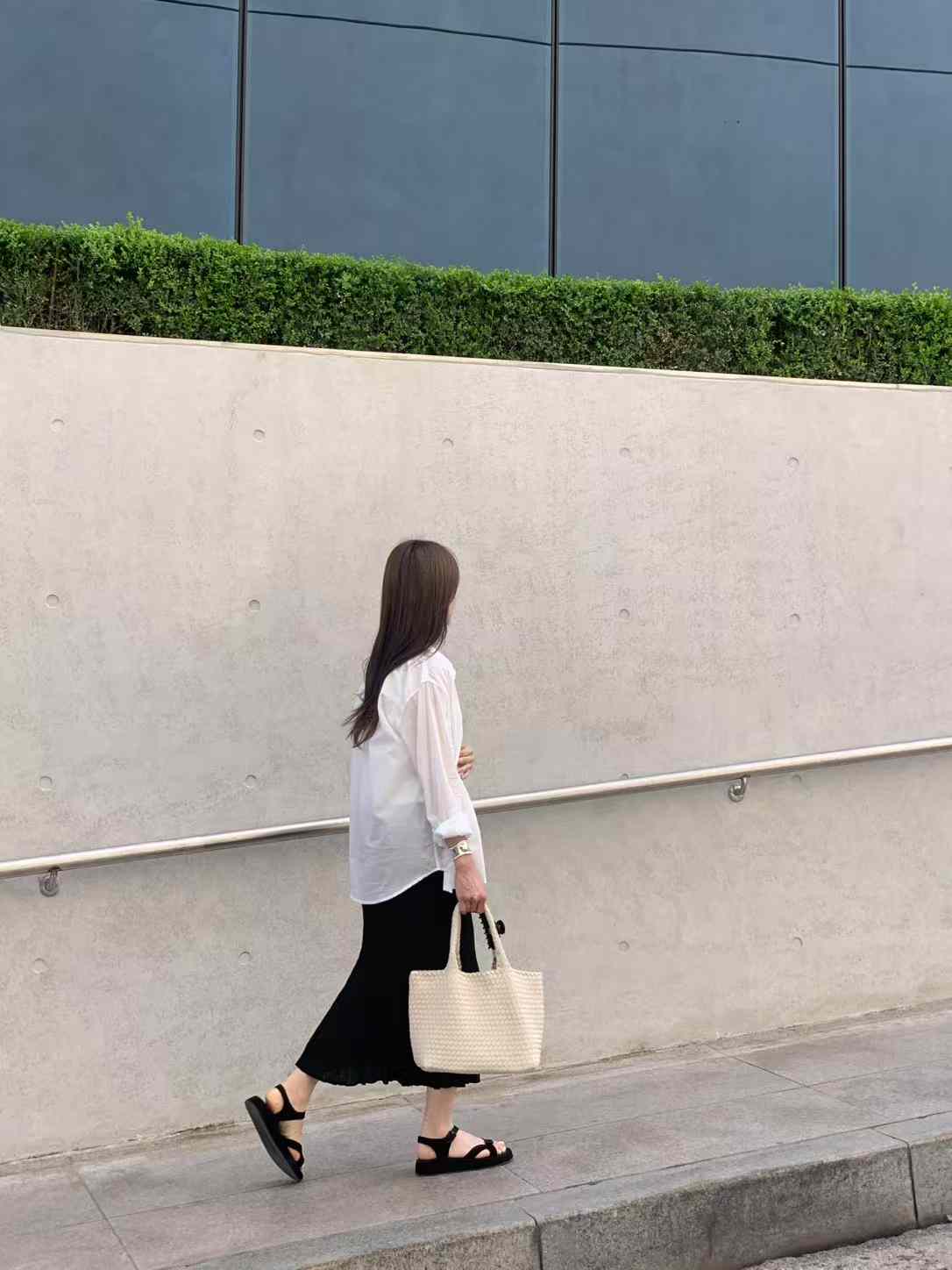 A62.清爽家纖瘦百搭女孩皺皺裙