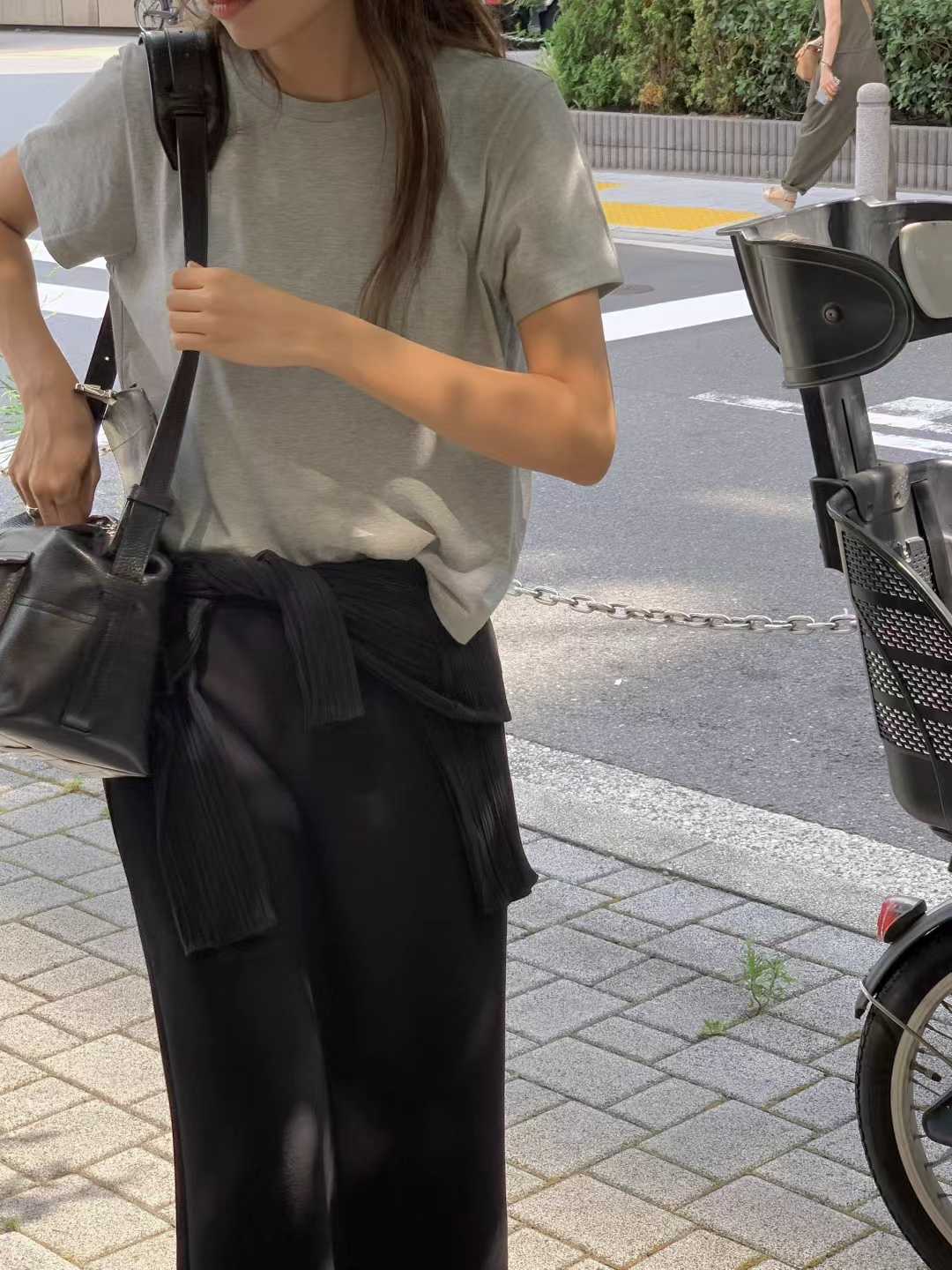 B92.顏值家休閒綁繩棉長裙