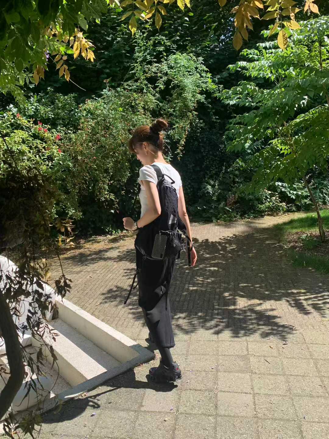 B74.顏值家日常顯瘦牛仔直筒長裙
