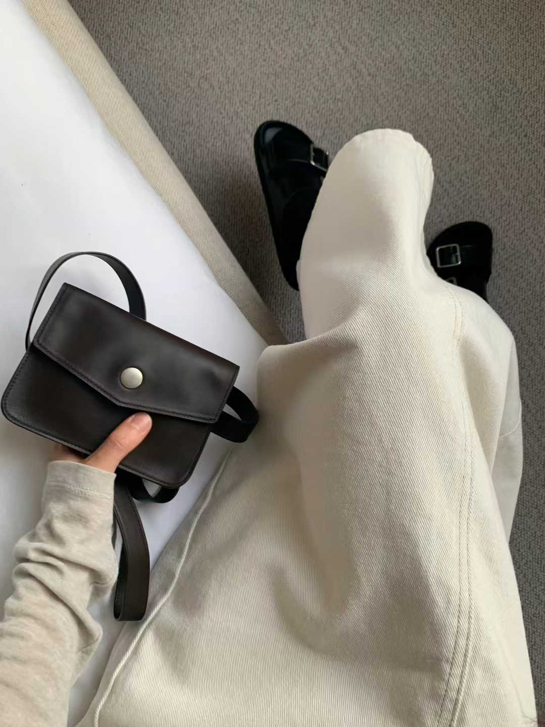 B74.顏值家日常顯瘦牛仔直筒長裙
