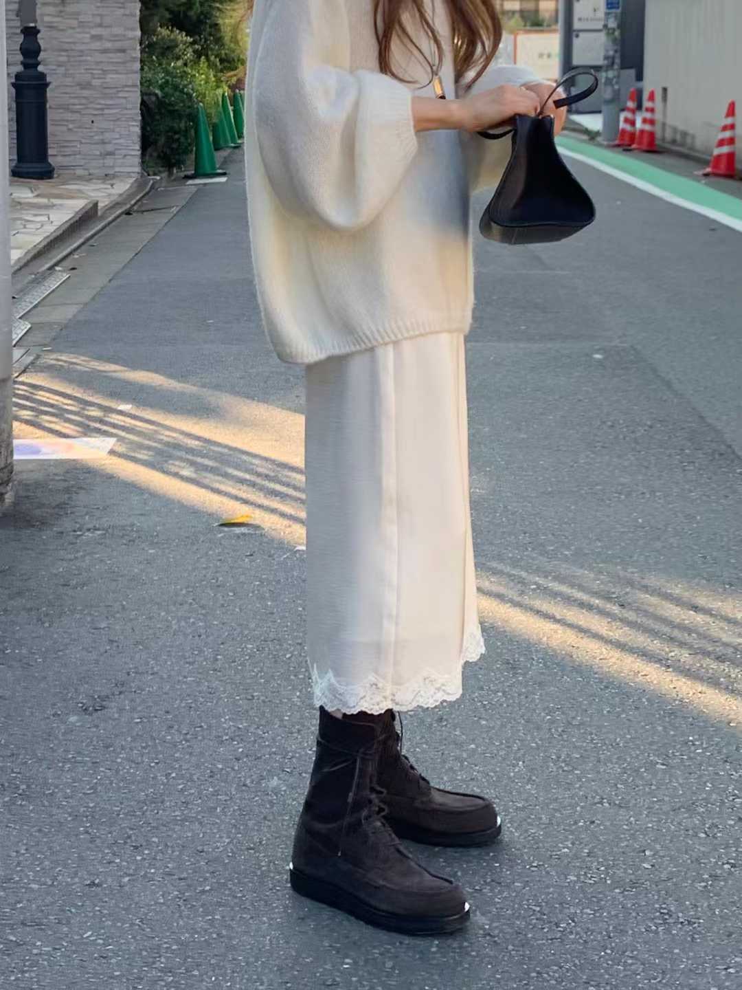 A16.顏值家浪漫下擺蕾絲裙