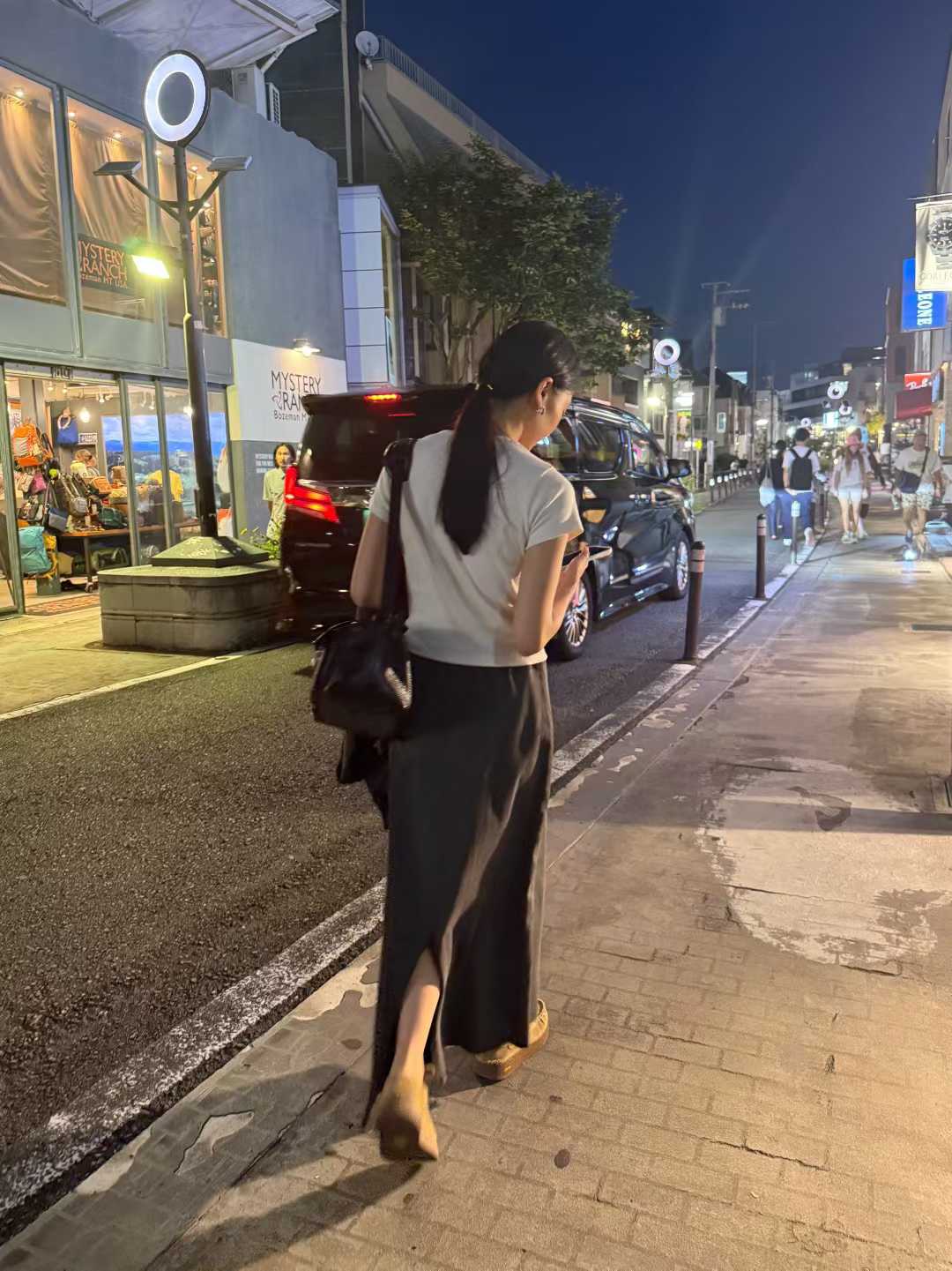清爽家休閒綁帶瘦瘦裙