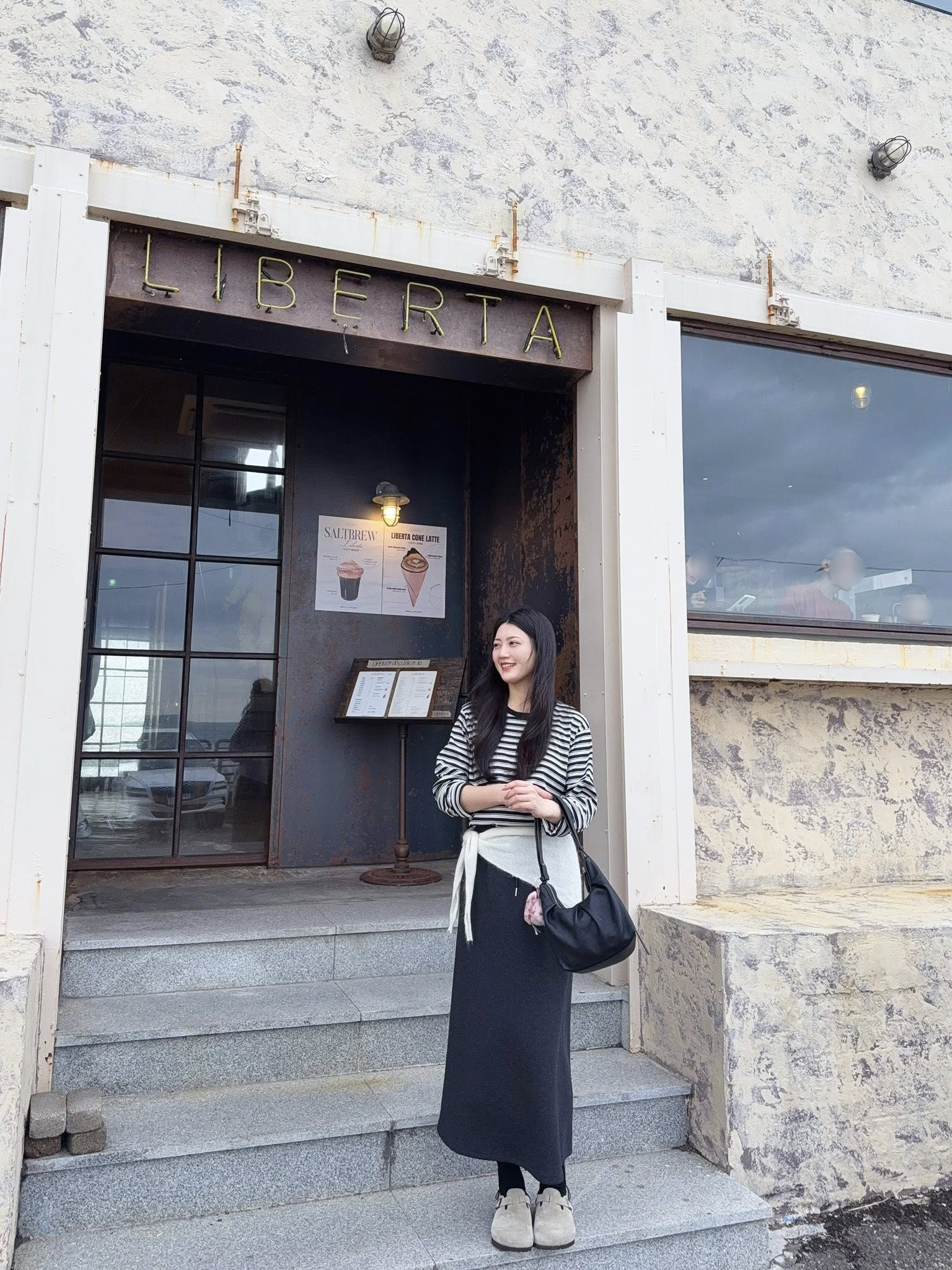 秋日女孩天絲混紡磨毛長裙