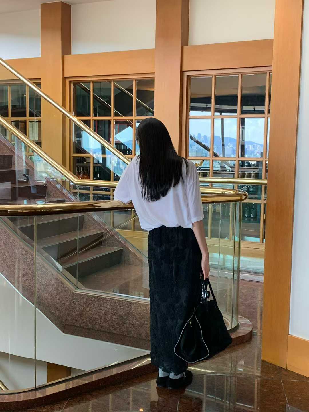 B38.清爽家甜美雙層紗造型長裙