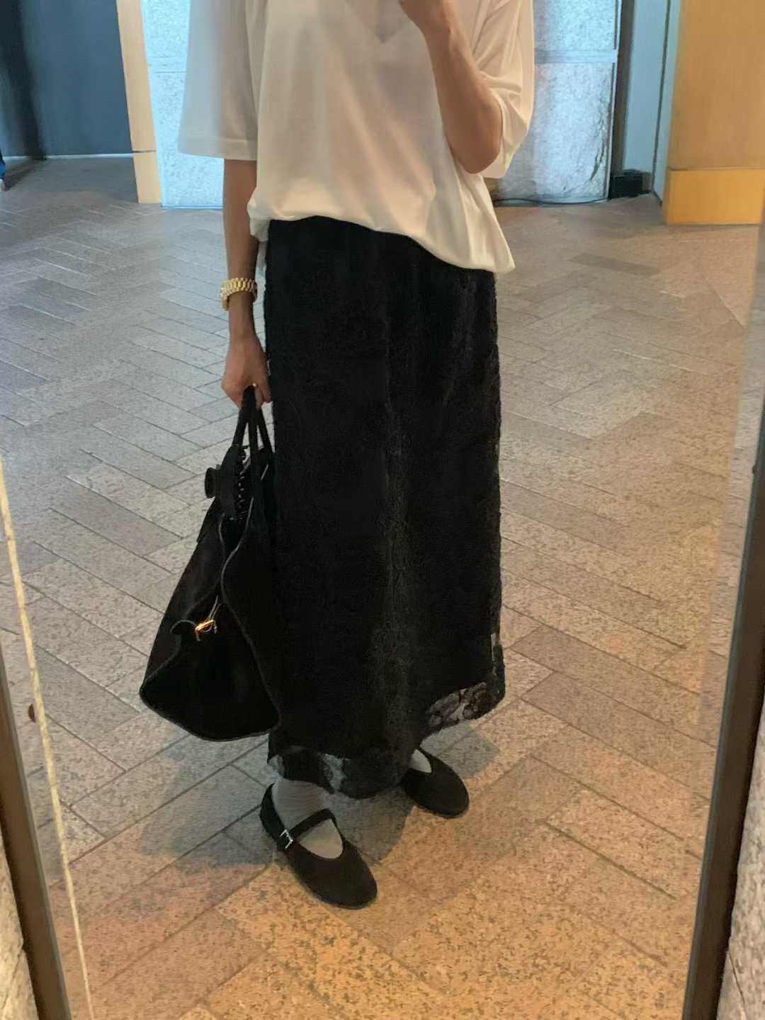 B38.清爽家甜美雙層紗造型長裙
