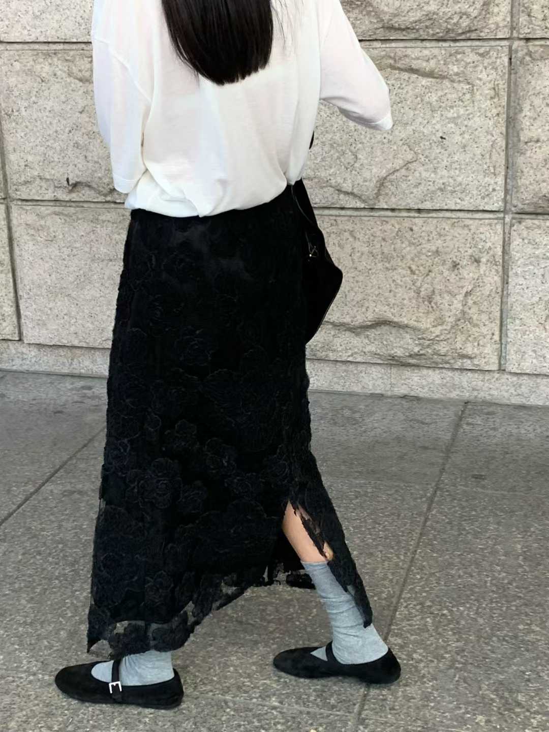 B38.清爽家甜美雙層紗造型長裙