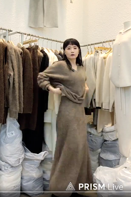 B43.星星家100%犛牛針織傘裙