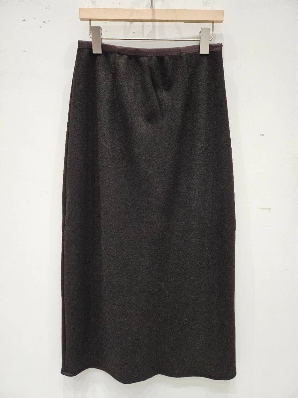 B27.星星家羊毛混紡毛料長裙