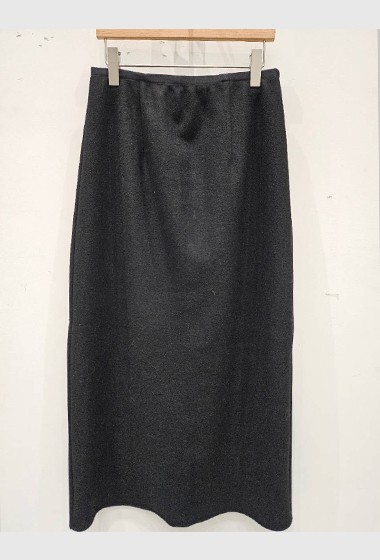 B27.星星家羊毛混紡毛料長裙