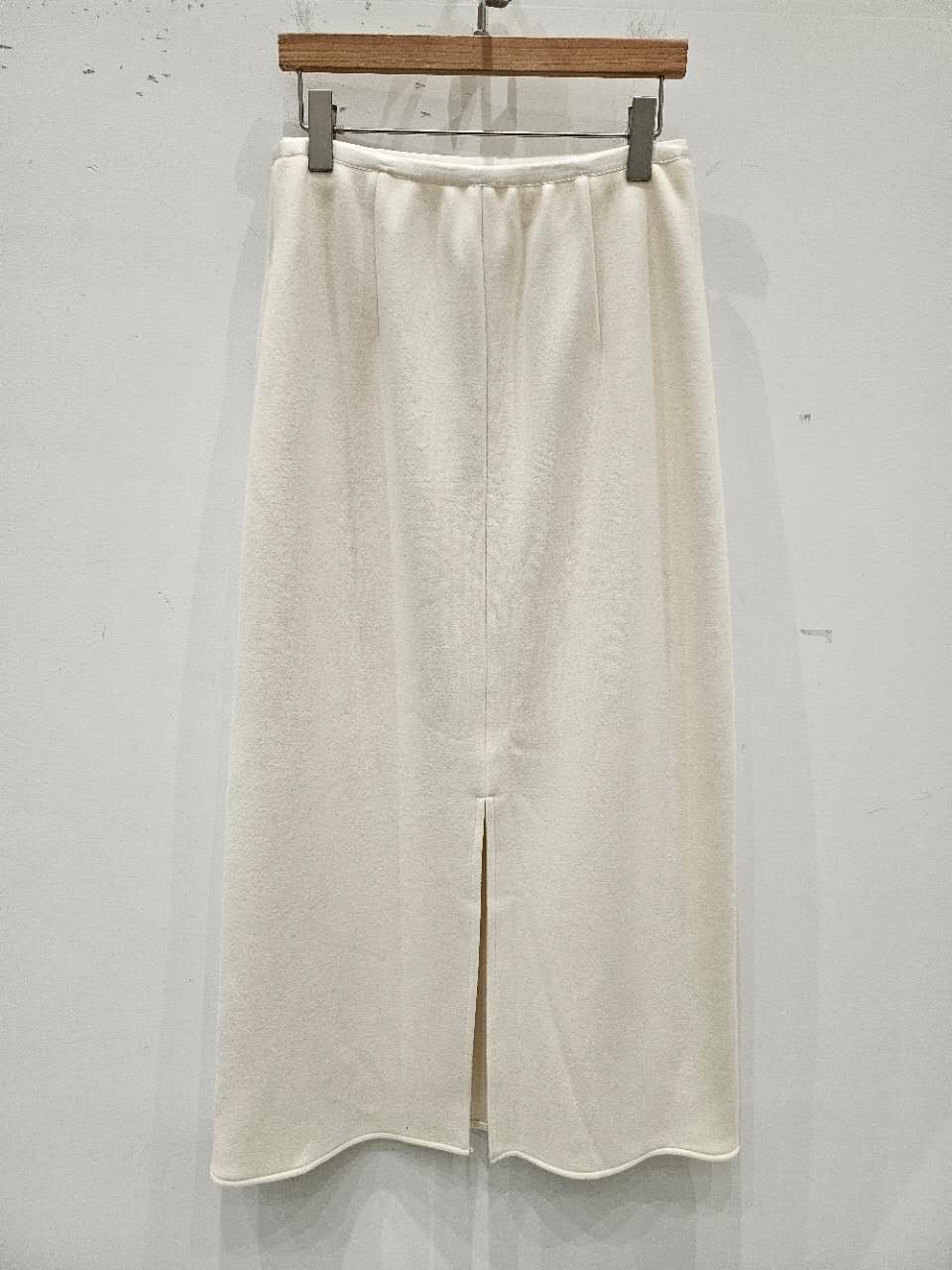 B27.星星家羊毛混紡毛料長裙