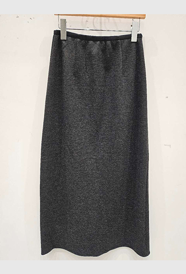 B27.星星家羊毛混紡毛料長裙