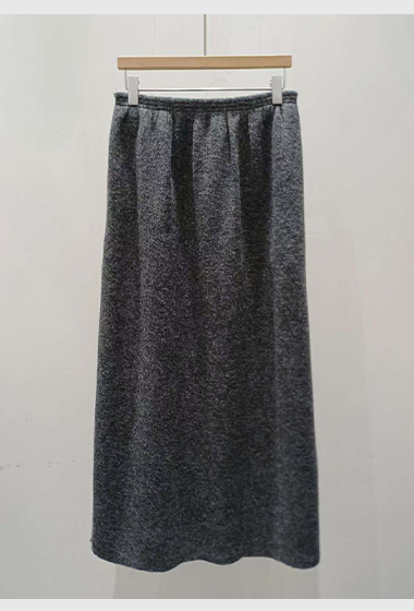 B74.可可家鬆緊腰羊毛傘裙