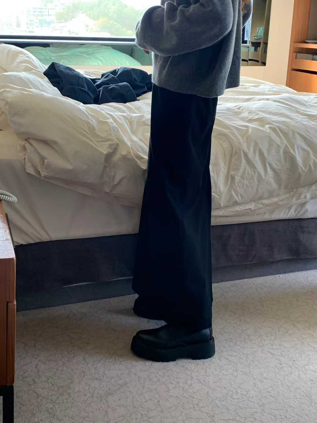 A46.顏值家後開叉完美比例長裙