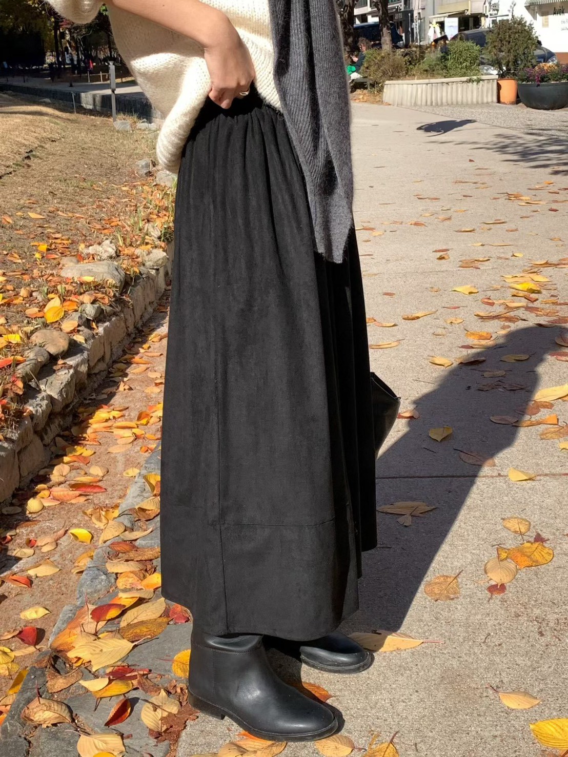 A24.大V家仙氣顯瘦鬆緊長裙