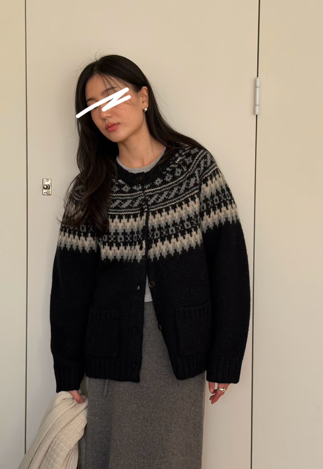 A55.瘦瘦歐膩冬日保暖針織裙