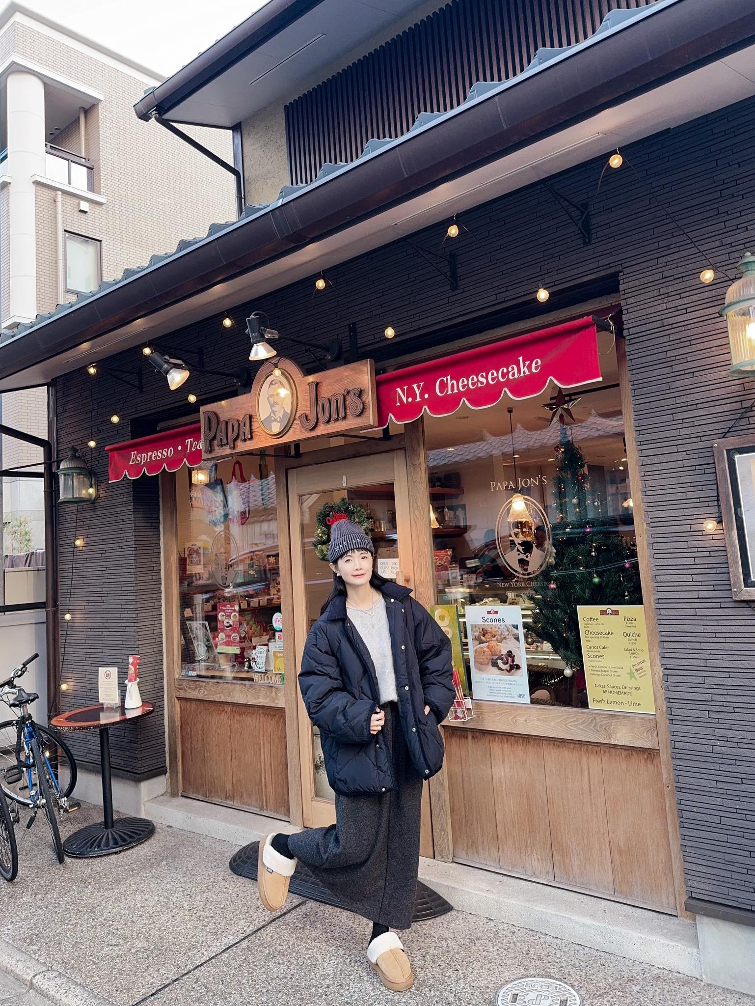 A123.灰階百搭保暖長裙