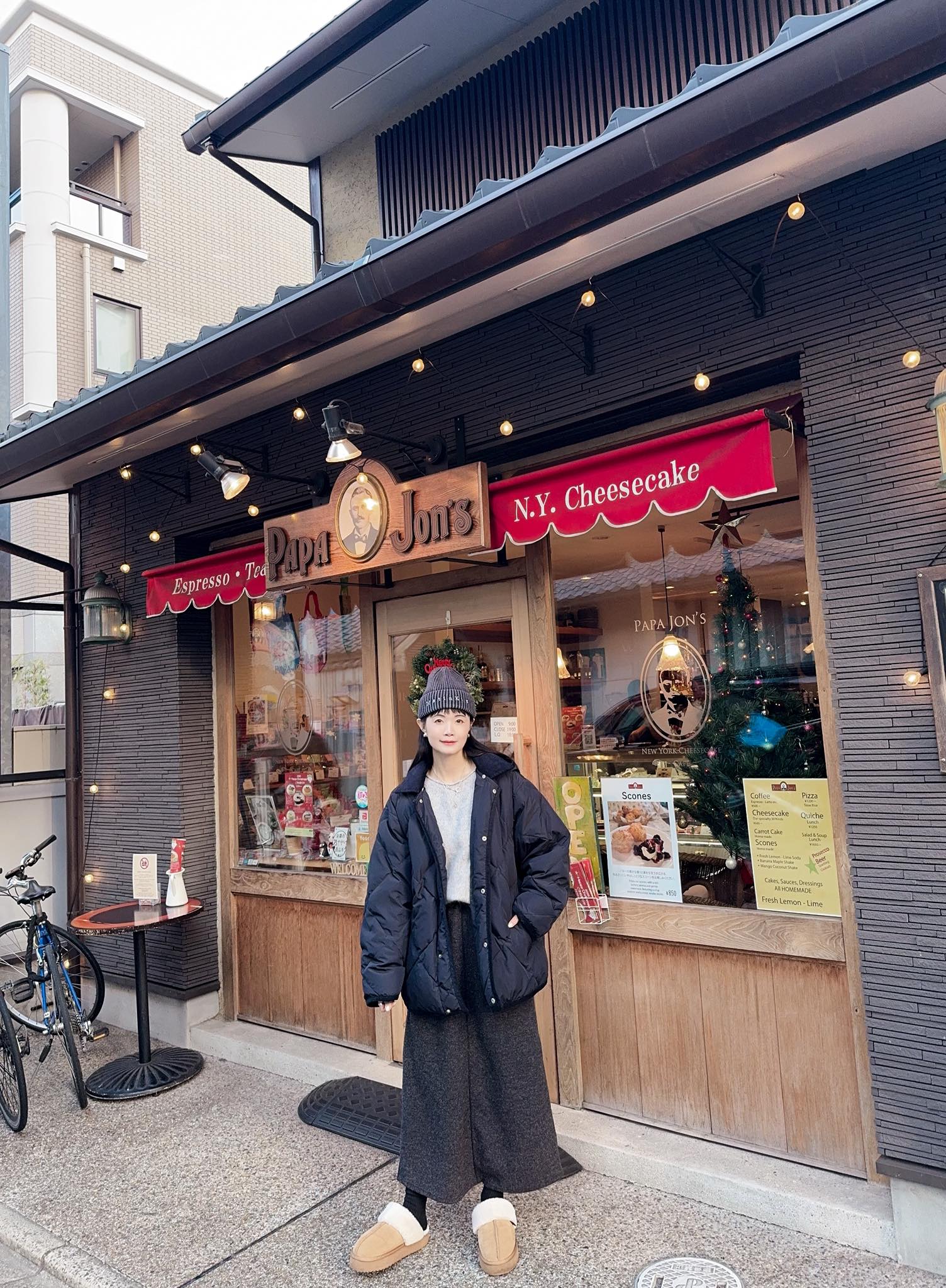 A123.灰階百搭保暖長裙