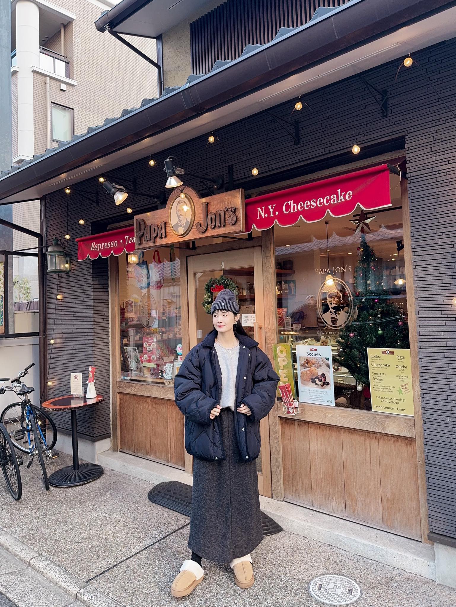 A123.灰階百搭保暖長裙