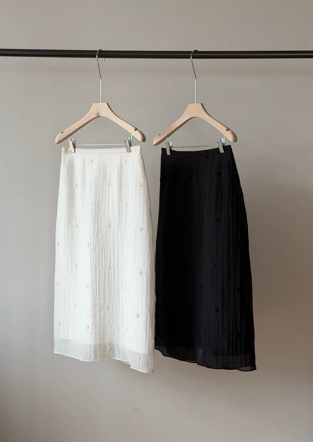 B28.瘦瘦歐膩蒲公英繡花雙層裙