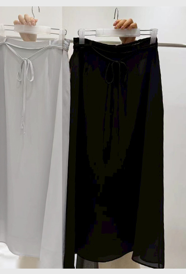 B46.質感家微光澤氣質加分長裙