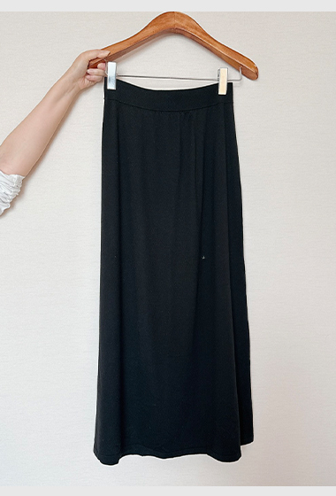 B74.時尚女孩素色修身長裙