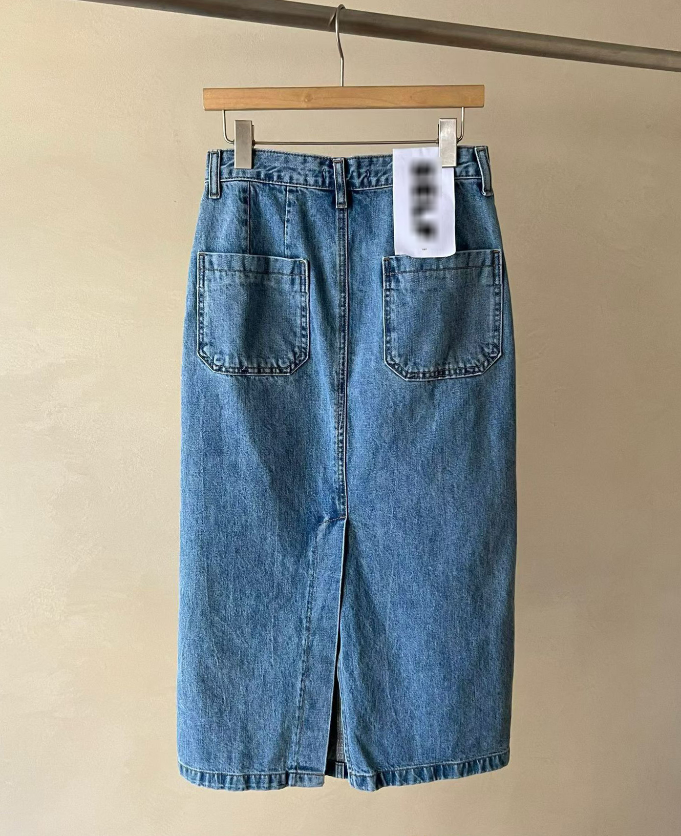 A45.JP家漂亮牛仔直筒裙