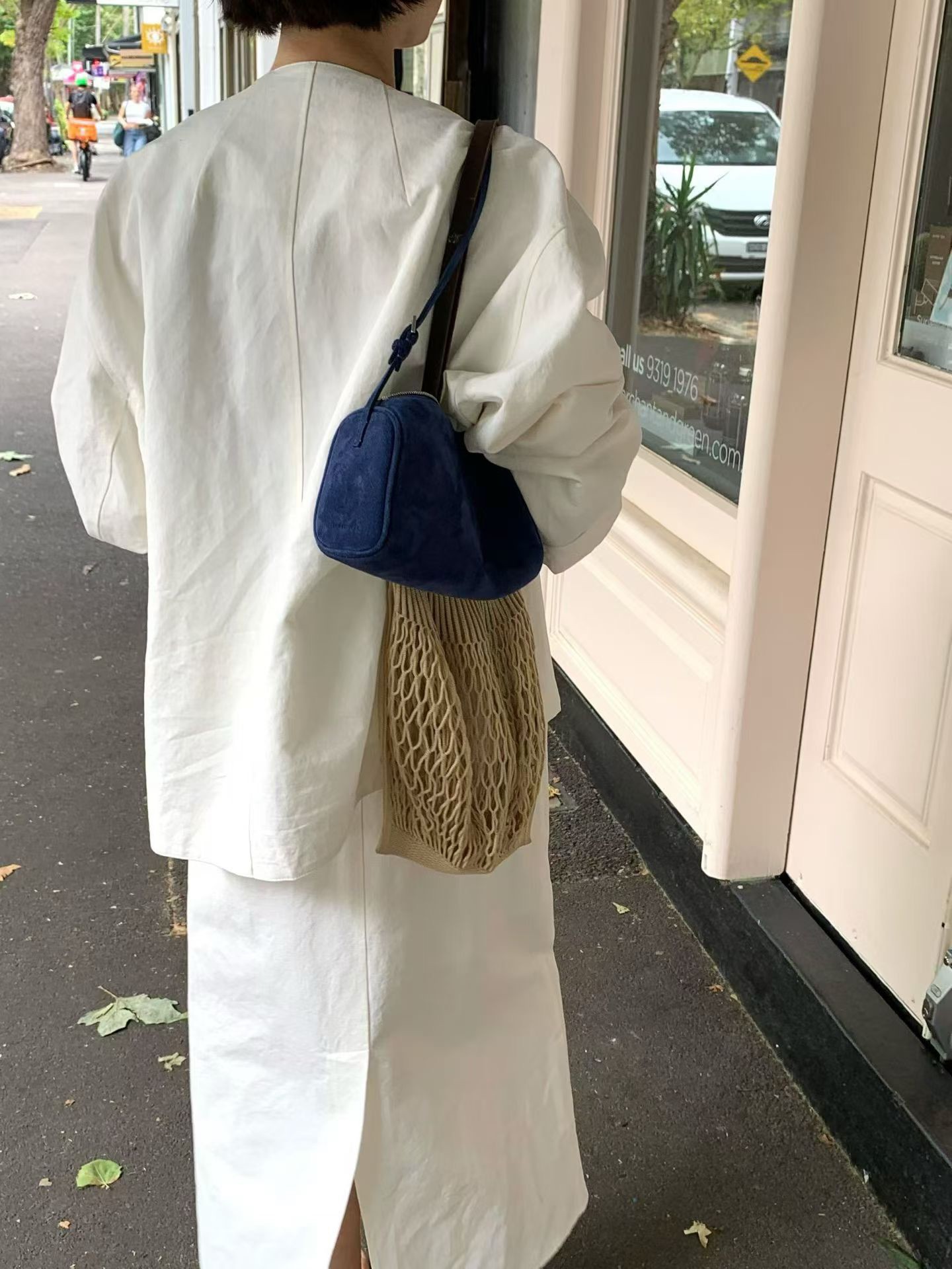 A29.JP家自在後開衩休閒裙