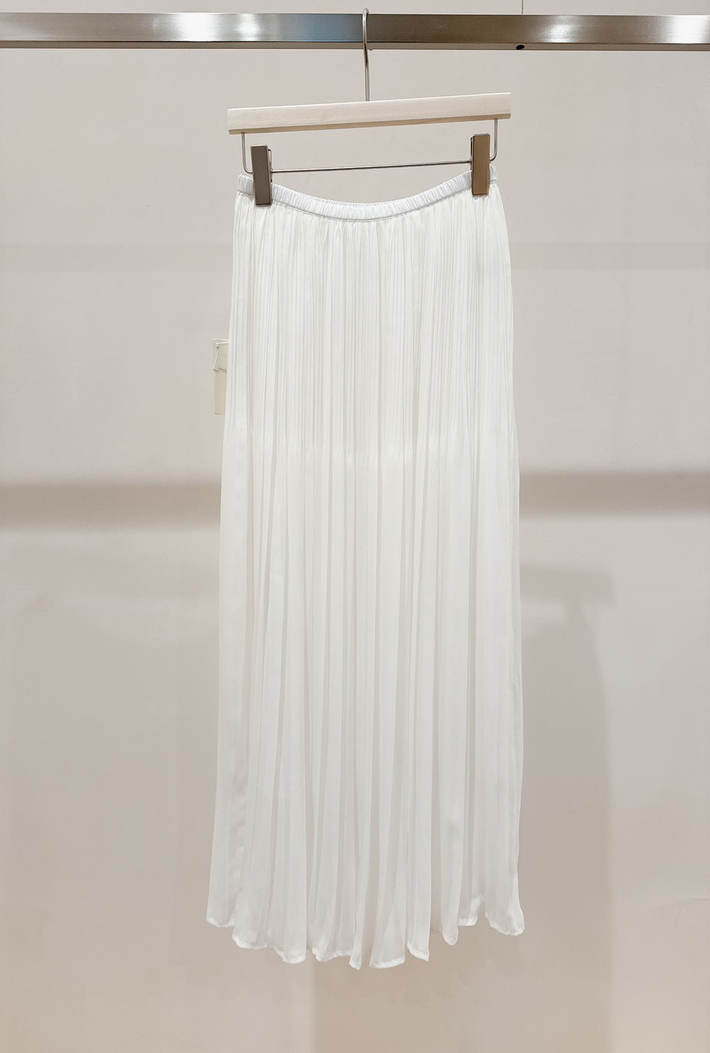 B05.淡雅飄逸細百褶長裙