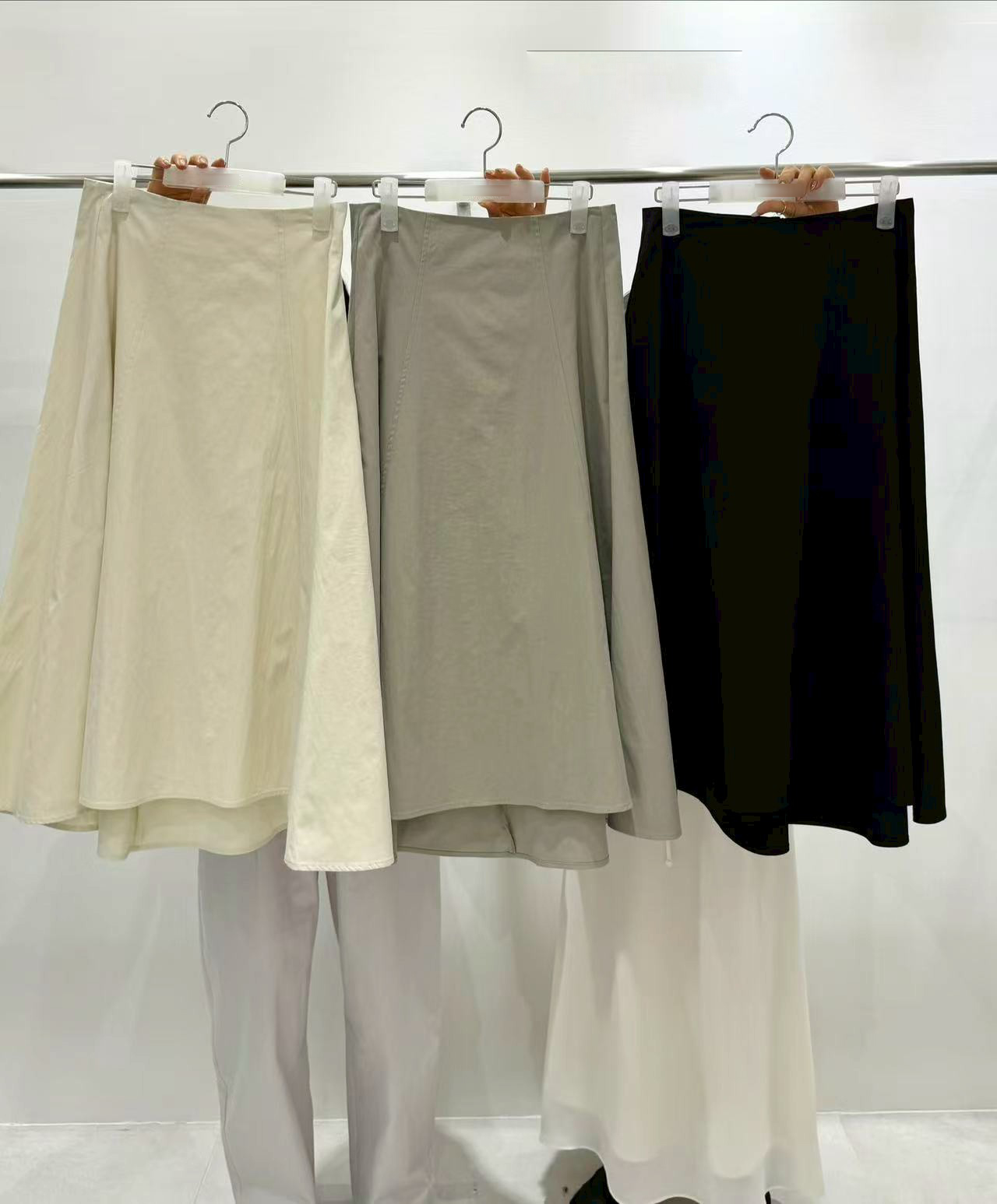 A22.質感家氣質修身A字傘裙