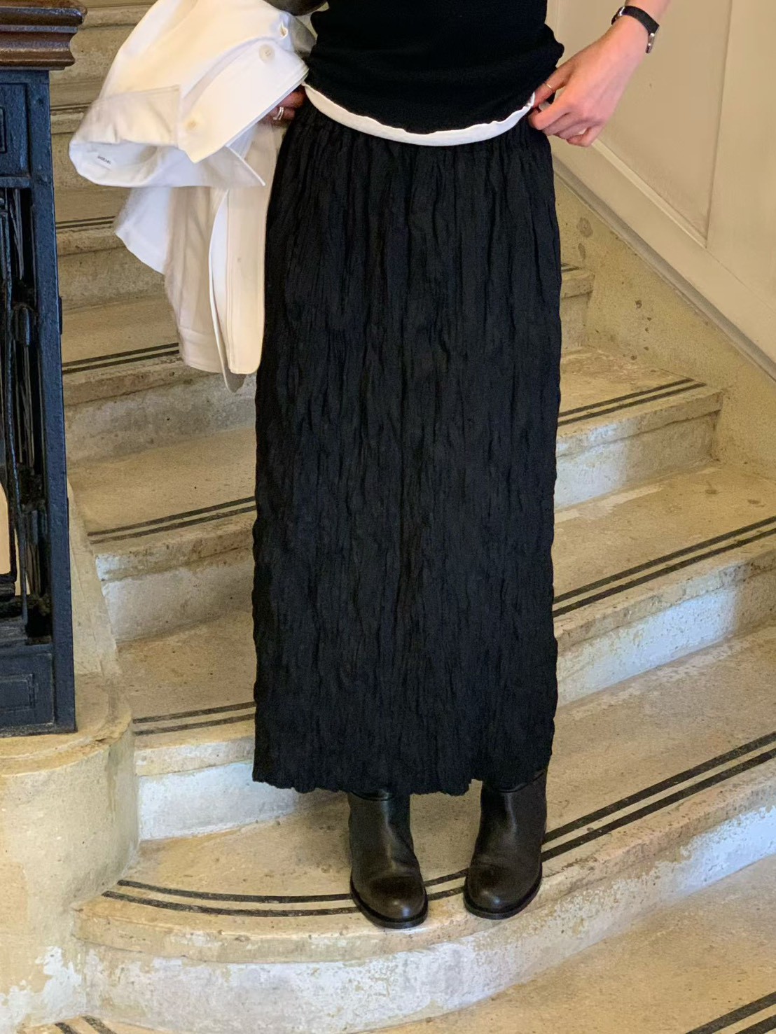 A12.大V家浪漫女孩皺皺裙