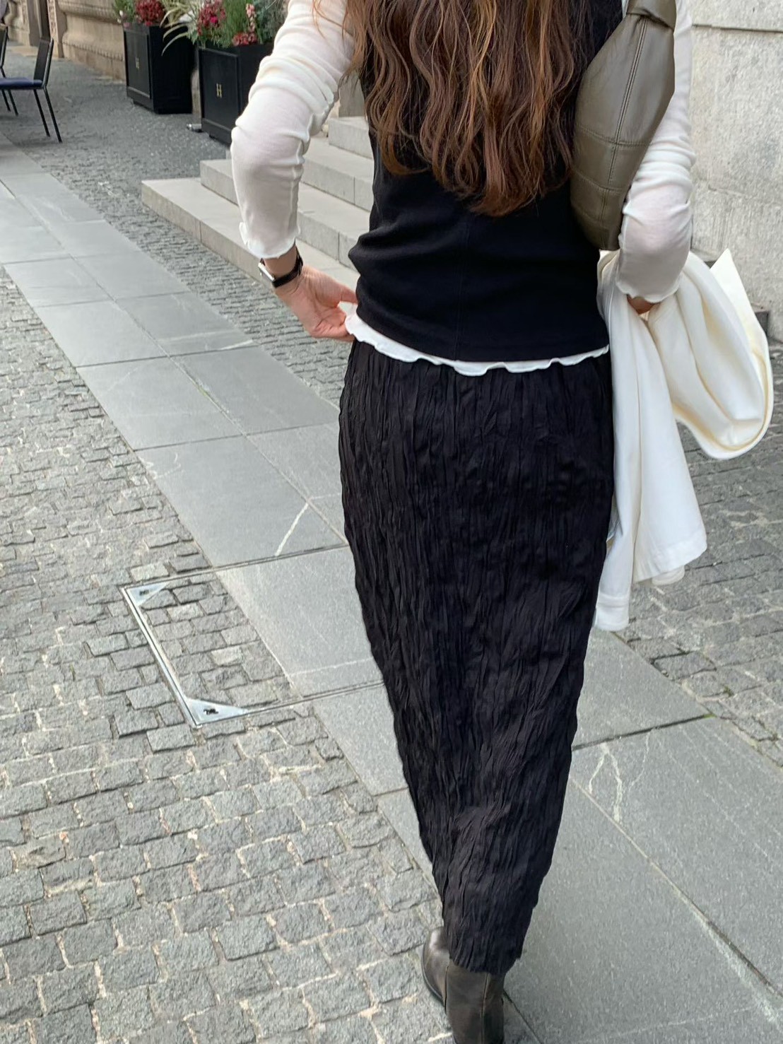 A12.大V家浪漫女孩皺皺裙