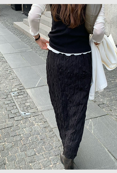 A12.大V家浪漫女孩皺皺裙