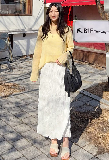 A12.大V家浪漫女孩皺皺裙