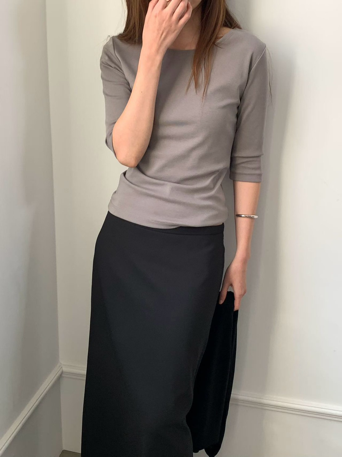 A13.纖瘦家穿上去就超瘦長裙