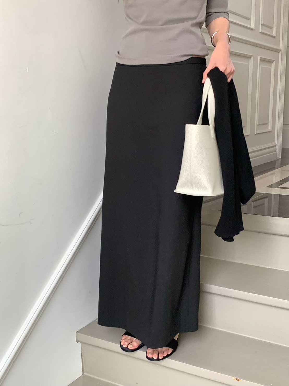 A13.纖瘦家穿上去就超瘦長裙