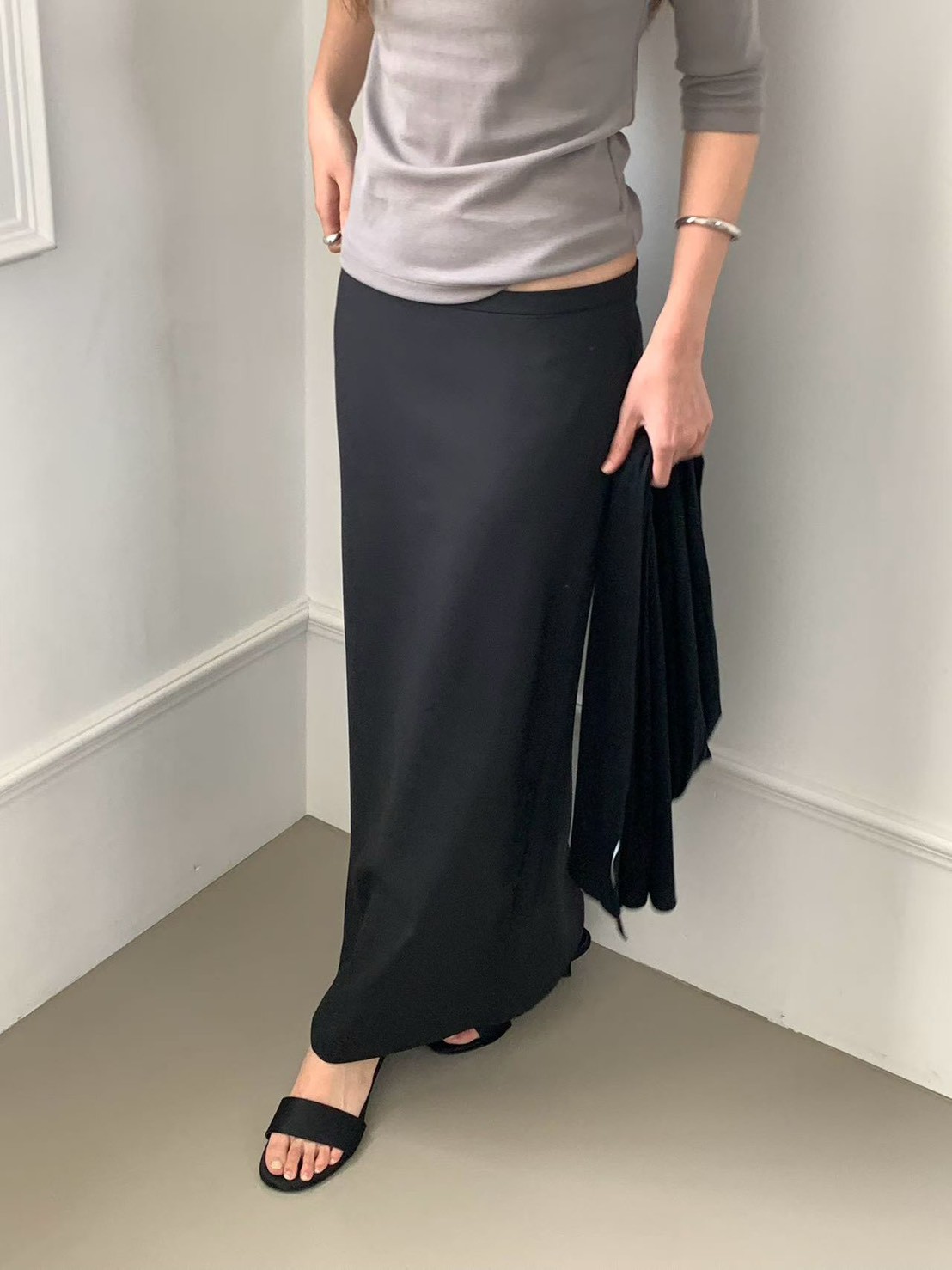 A13.纖瘦家穿上去就超瘦長裙