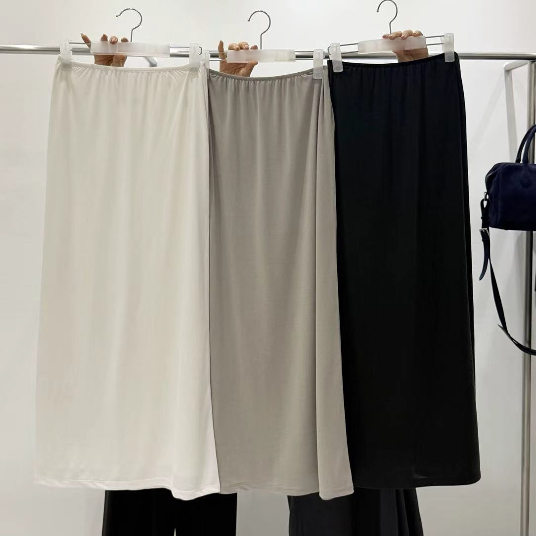 A41.質感家溫柔素雅長裙